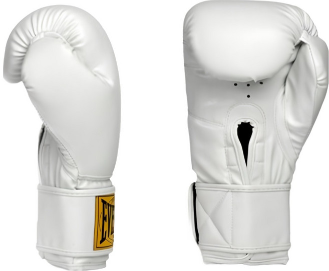EVERLAST 1910 經典拳擊手套, 白色, 1組