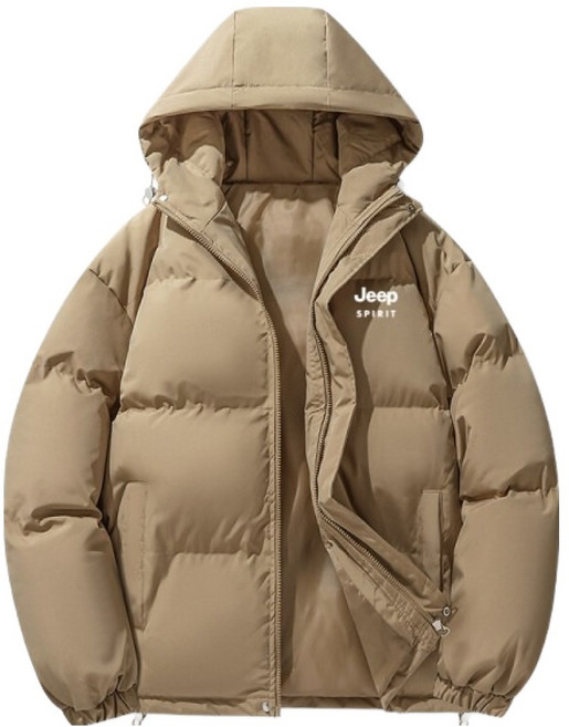 지프스피릿 남녀공용 윈터 이지푸퍼 후드 패딩점퍼