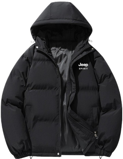 지프스피릿 남녀공용 윈터 이지푸퍼 후드 패딩점퍼