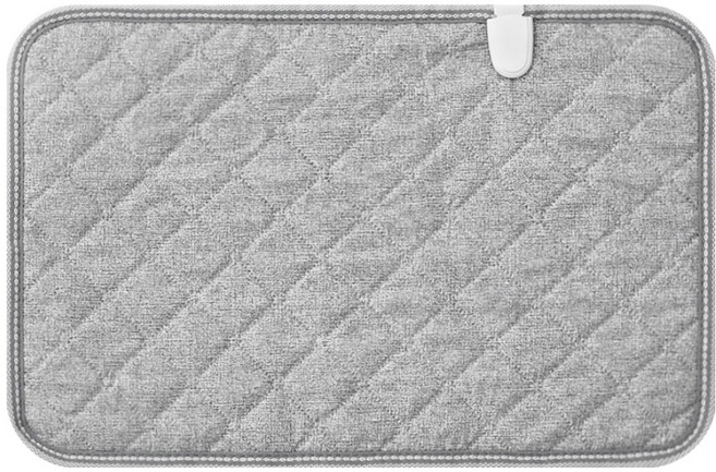 눕자 다용도 카본 탄소 온열찜질기 중형(40 x 60 cm), 라이트그레이