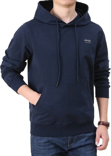 지프스피릿 남녀공용 기모 자수로고 후드티셔츠