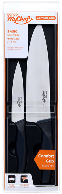 도루코 베이직 컴포트 2-1호 세트, 1세트, 셰프식도 200mm + 과도 120mm