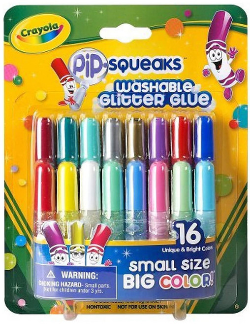 Crayola 繪兒樂 可水洗閃光凝膠筆 16色, 多色, 1組