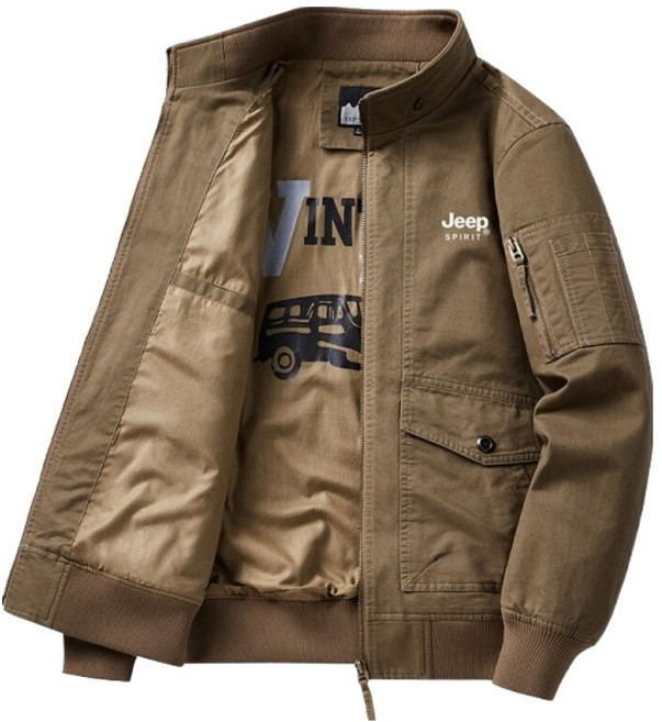 JEEP SPIRIT 男女通用 Logo 戶外飛行夾克