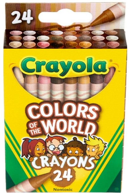 Crayola 繪兒樂 世界彩色蠟筆, 24色, 1盒