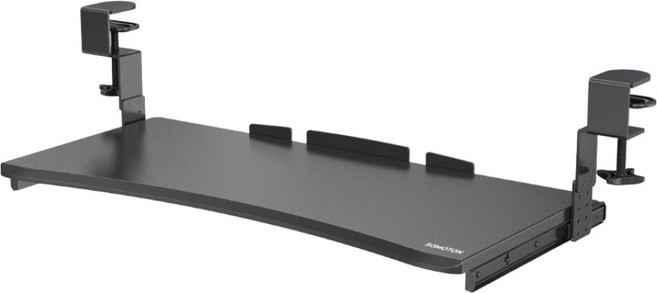 SaMOTON 薩摩頓 夾式電腦鍵盤托架 KB-1, 1個, 黑色