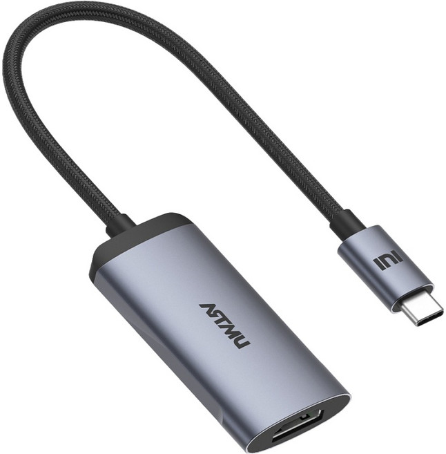 아트뮤 C타입 to HDMI 2.1 HDR 어댑터 케이블, 25.5cm, 1개