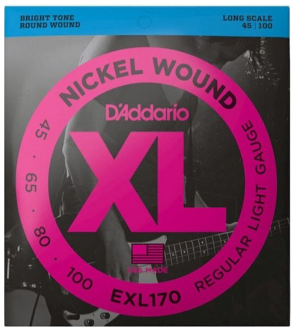 다다리오 일렉 베이스기타 스트링, EXL170, 1개