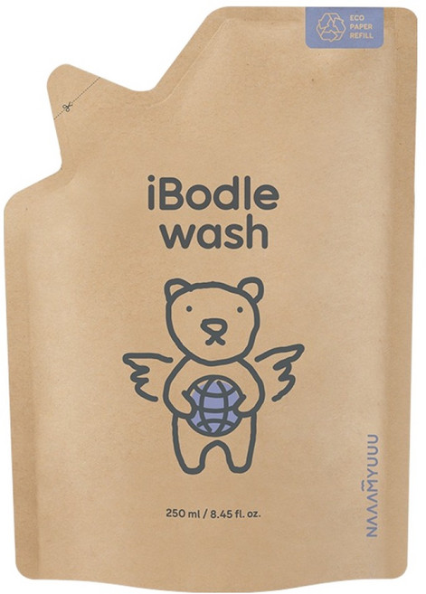 아이보들 유아 바디 워시 리필, 250ml, 1개