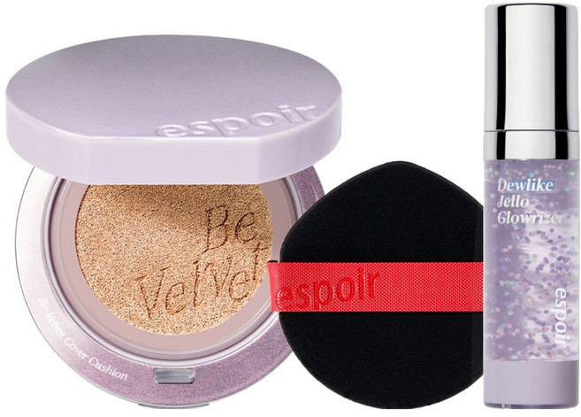 에스쁘아 비벨벳 커버 쿠션 갤럭시 빔 컬렉션 13g, 21호아이보리, 1세트