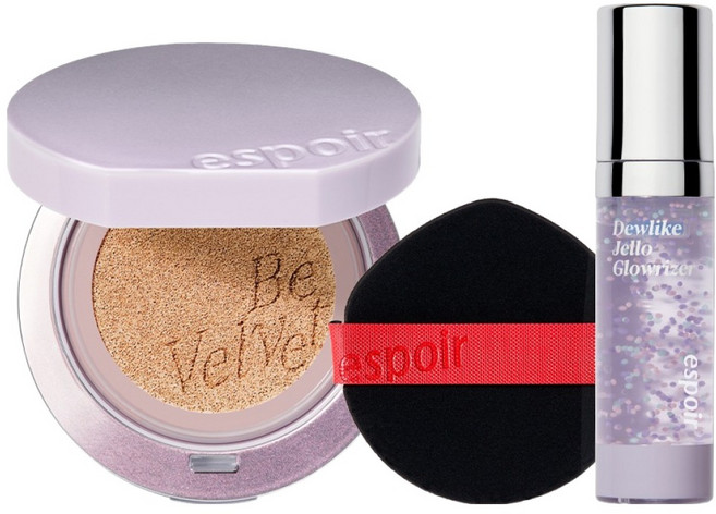 espoir 艾絲珀 絲絨遮瑕氣墊粉餅 銀河光束系列 13g, 1套, 23號米色