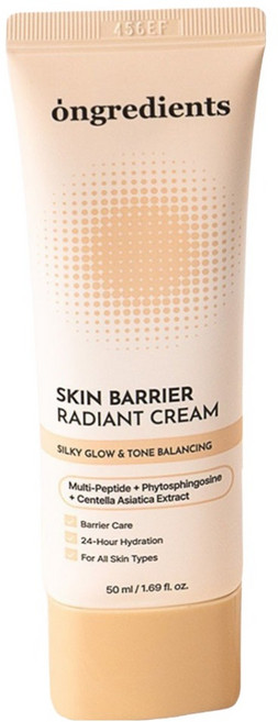 온그리디언츠 스킨 베리어 래디언트 크림 SPF50+ PA++++, 50ml, 1개