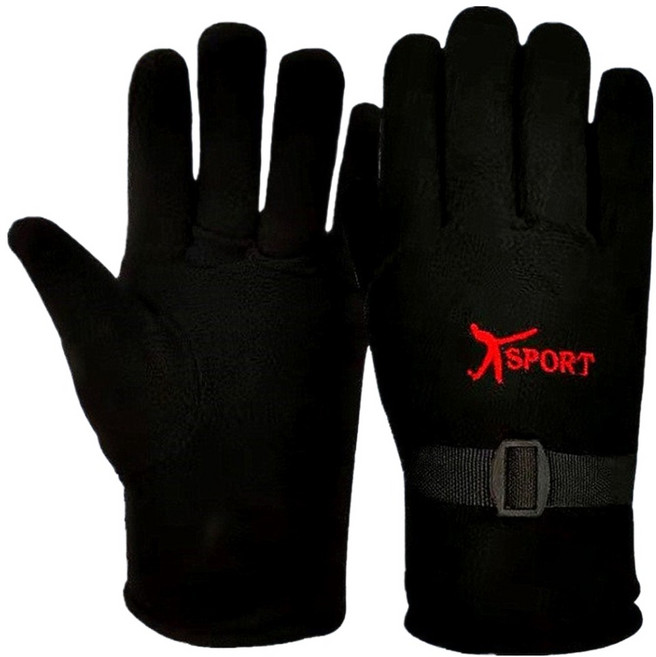 웰픽 스포츠 스노보드 장갑 좌우세트, 블랙, 1세트