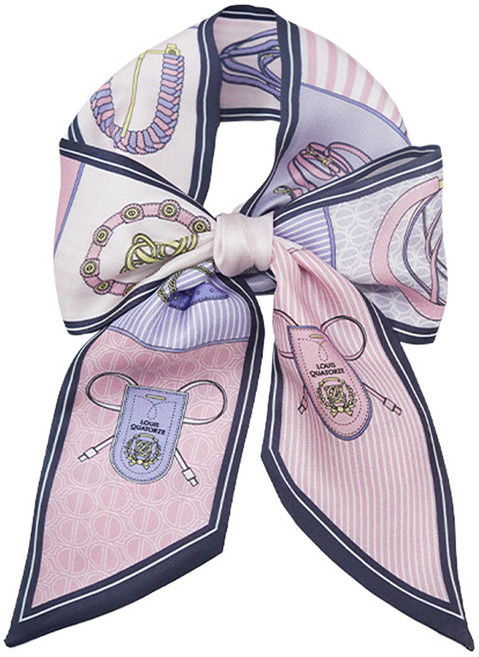 루이까또즈 실크 레테르 방도 스카프 2DSM603