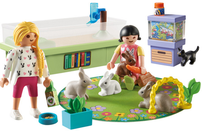 플레이모빌 스타터 팩 토끼 가족 피규어 71753, 1개