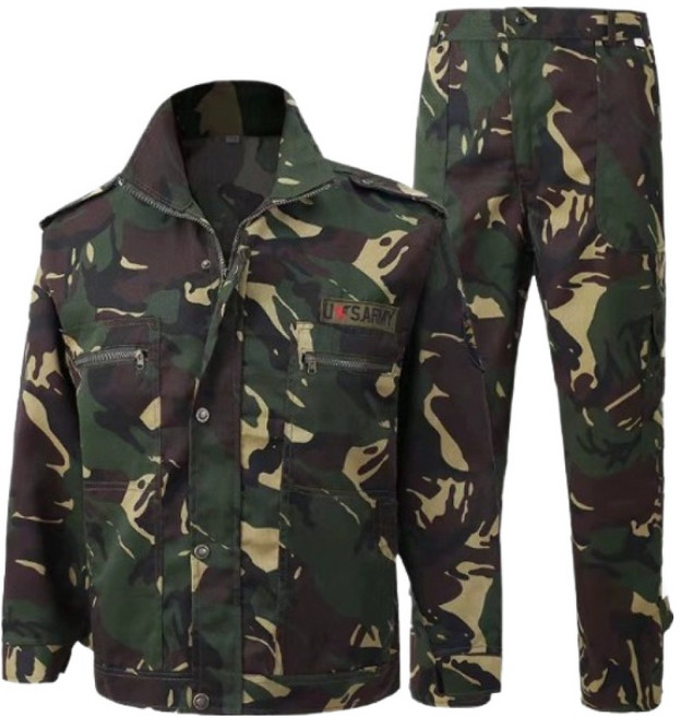 룩히얼 밀리터리 서바이벌 게임 전투복 상하의 세트, 헌터 카모플라쥬