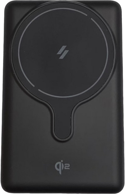 ADAM elements 亞果元素 10000mAh Qi2支架款行動電源 Type-C, 黑色, VIONTA GQ1