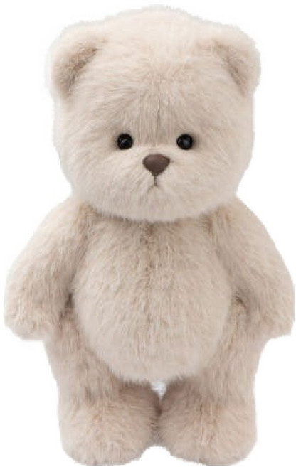 테디테일즈 레나베어 장모 인형 M, 30cm, 밀크티, 1개