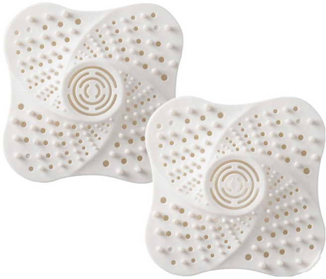 한봄누리 하수구 트랩 머리카락 이물질 차단마개 2p, 화이트