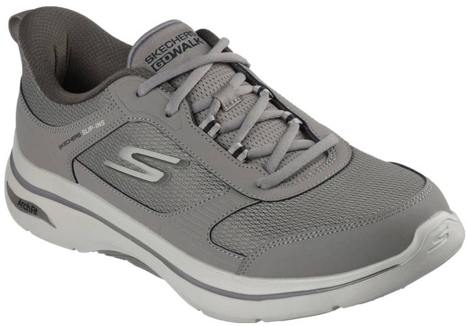SKECHERS 男款 瞬穿舒適科技 GO WALK ARCH FIT 2.0 D楦休閒鞋 216650KHK