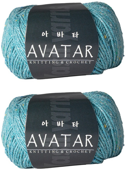 Yarna Avatar 編織線 50g, 872 煙灰丹寧, 2個