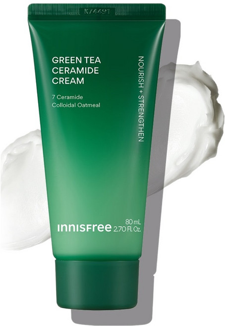 이니스프리 그린티 세라마이드 크림 튜브형, 80ml, 1개
