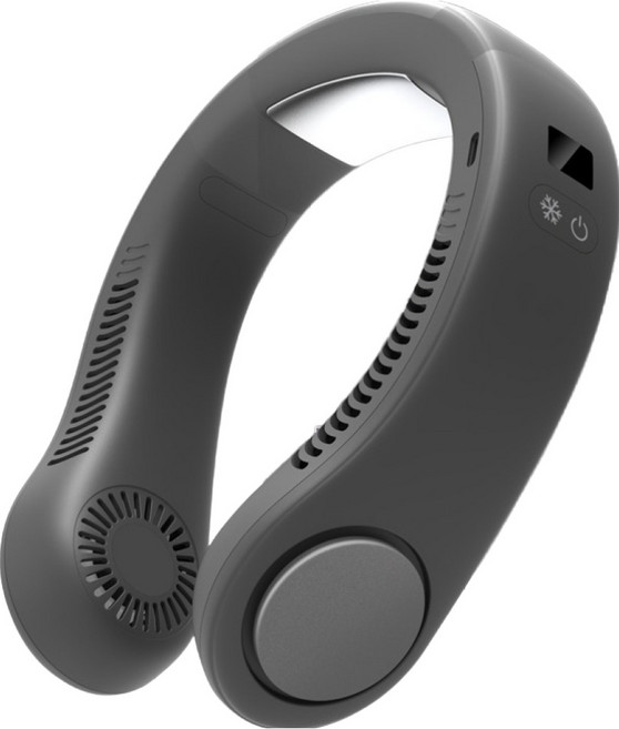 디센느 아이스 넥밴드 선풍기, DSF002, 다크그레이