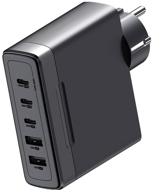 아트뮤 PD3.1 150W PPS GaN 접지 멀티 초고속 충전기 GX310, 1개, 메탈그레이