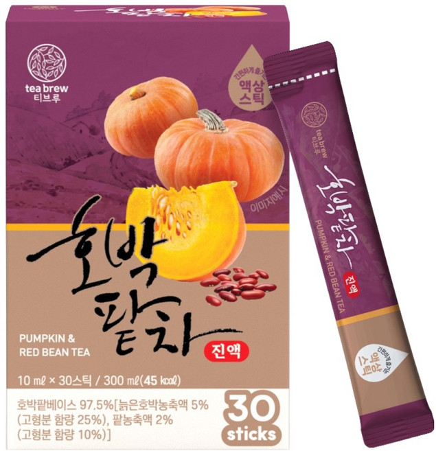 맥널티 티브루 호박팥차 진액, 1개, 30개입, 10ml