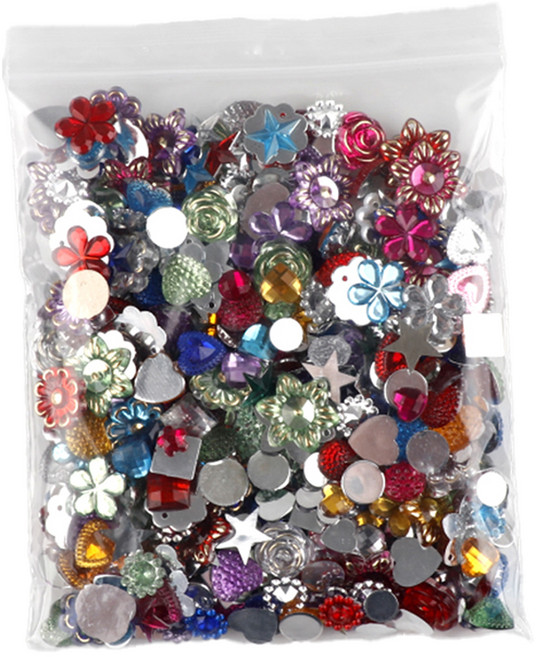 유니아트 대용량 큐빅비즈 혼합, 혼합색상, 1개