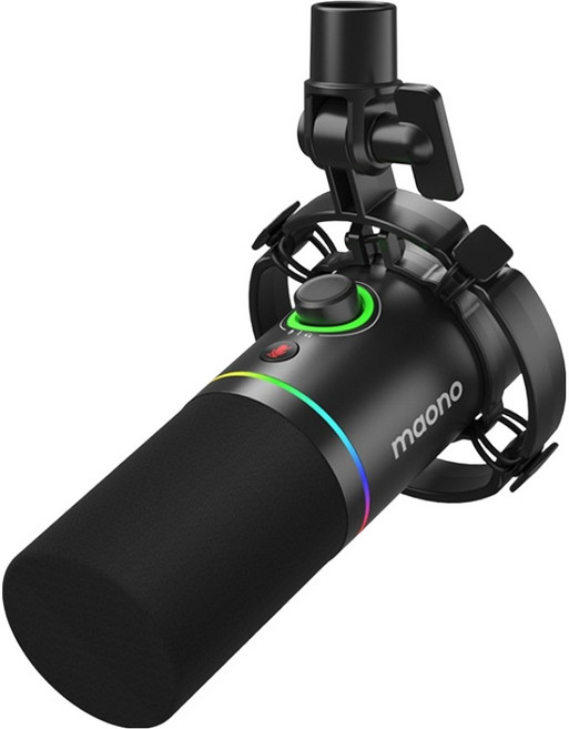 마오노 XLR USB 다이나믹 마이크, PD200X, 블랙