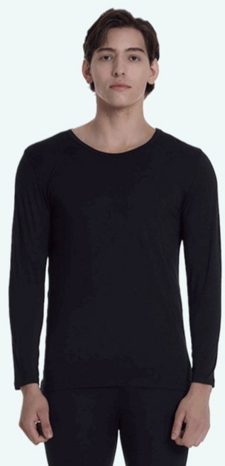 보디가드 남성용 피치 기모 내복 상의