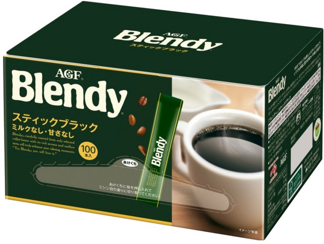 AGF Blendy 咖啡, 2g, 1盒, 100個裝