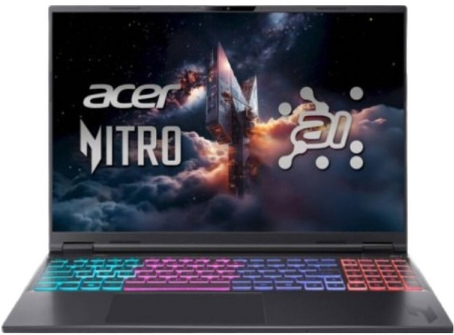 에이서 2025 니트로 16 라이젠 AI 라이젠 AI 300 시리즈 지포스 RTX 5070, 블랙, 1TB, 32GB, WIN11 Home, AN16S-61-R5GP