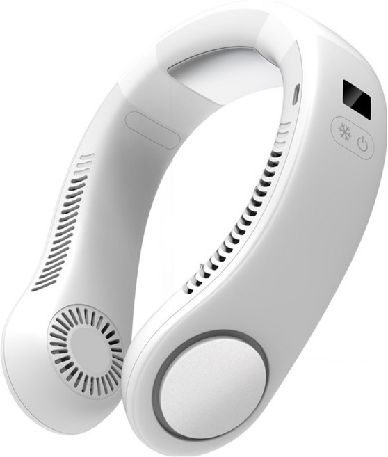 디센느 아이스 넥밴드 선풍기, DSF002, 화이트