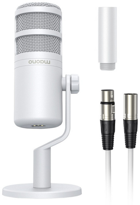 마오노 XLR 다이나믹 마이크, 화이트, PD100