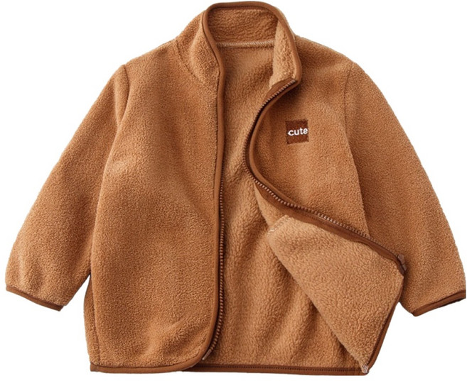 스타빈 아동용 큐트자수 플리스 집업자켓