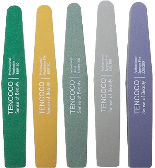 OON 스펀지 다이아몬드 스틱 사포 5종 세트, 1세트