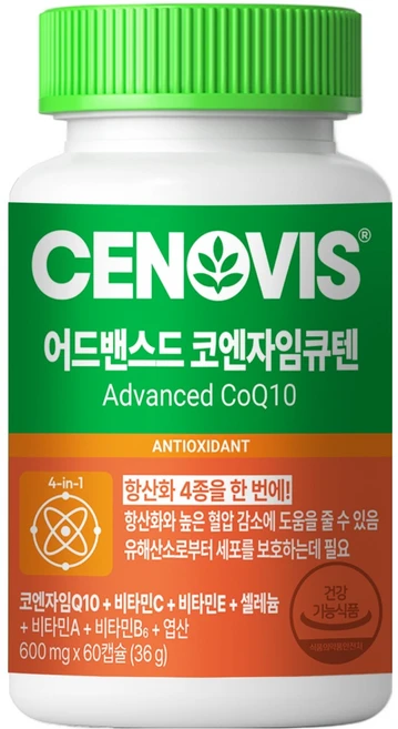 세노비스 어드밴스드 코엔자임 큐텐 36g, 60정, 1개 - 쿠팡