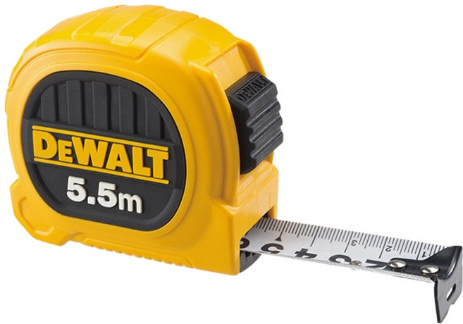 DEWALT 得偉 台灣公司貨 專業捲尺 DWHT36157L 5.5m x 25mm, 1個
