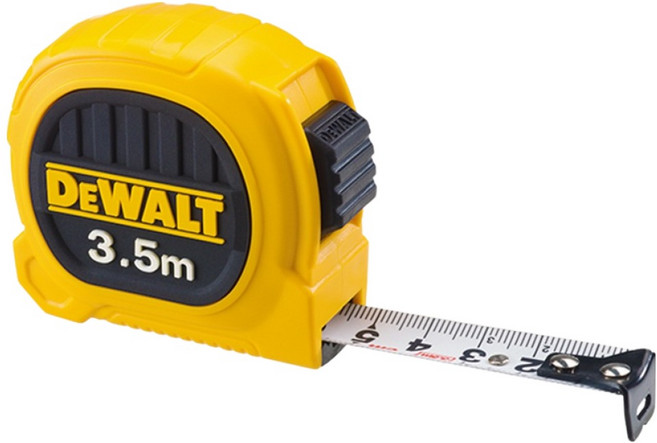 DEWALT 得偉 專業捲尺 DWHT36155L 3.5m x 16mm, 1個
