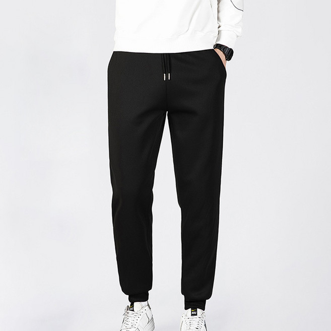 엘쏘 남성용 기모 조거핏 디자인 따숩 밴딩팬츠