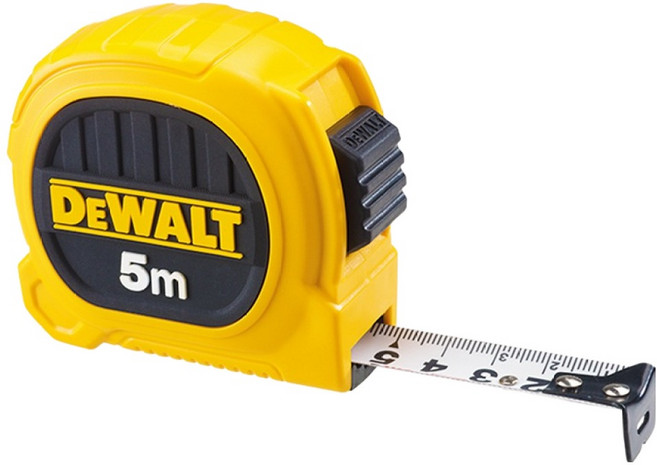 DEWALT 得偉 專業捲尺 DWHT36156L 5m x 19mm, 1個