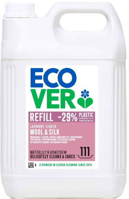 에코버 울 세탁 세제 수련 & 허니듀 본품, 5L, 1개