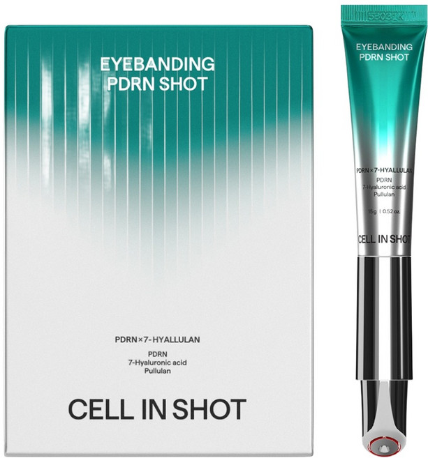 셀인샷 아이밴딩 피디알엔샷 아이크림 + 오염방지 헤드캡 세트, 15g, 1개