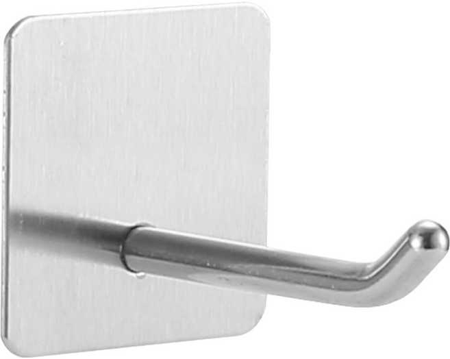 월드크린 스텐 후크 도구걸이 LV 롱타입 6cm, 실버, 1개