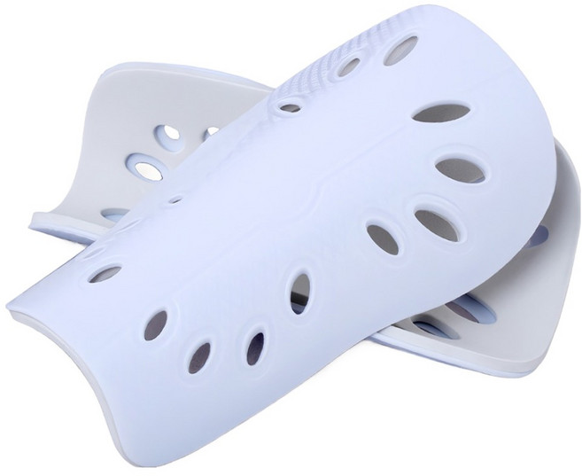 스포홀릭 축구 신가드 정강이 종아리 보호대 2p, 화이트