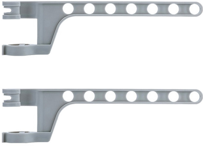 한봄누리 행거 걸이 다용도 틈새 걸이 공간활용 옷걸이, 그레이, 2개