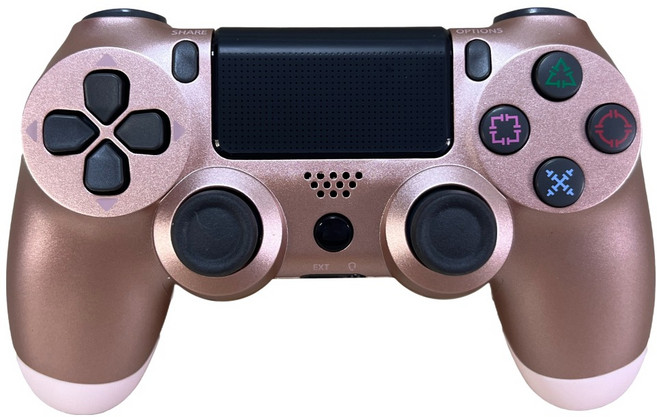 相容手把 PS4適用 玫瑰金, 1個, S03-P4-12