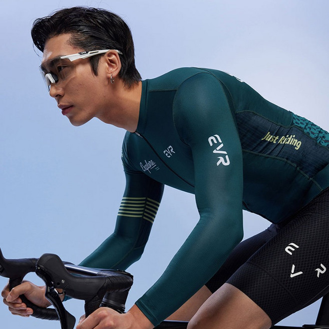 EVR 男款 EXPLORE 自行車長袖車衣 KX3154